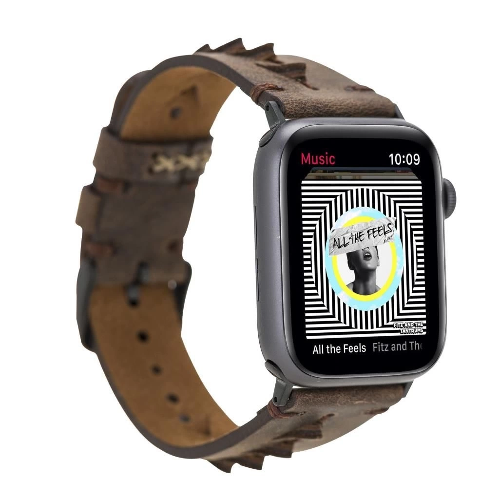 BUĞZ Apple Watch Uyumlu Deri Kordon 38-40-41mm G6 Boras
