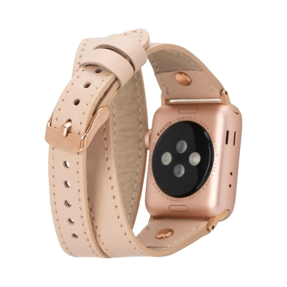 BUĞZ Apple Watch Uyumlu Deri Kordon 42-44-45mm Slim DT RT NU1