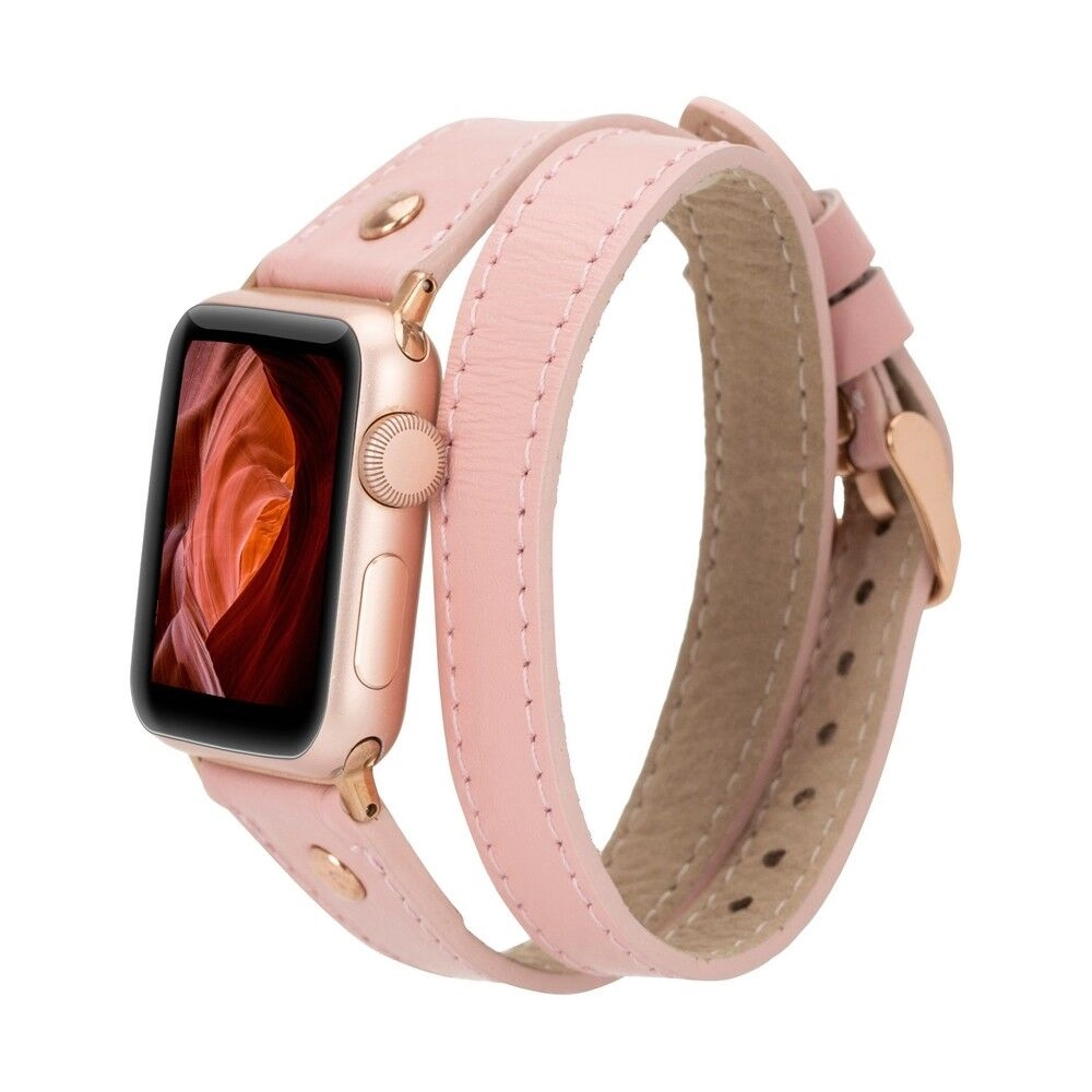 BUĞZ Apple Watch Uyumlu Deri Kordon 42-44-45mm Slim DTRG NU2