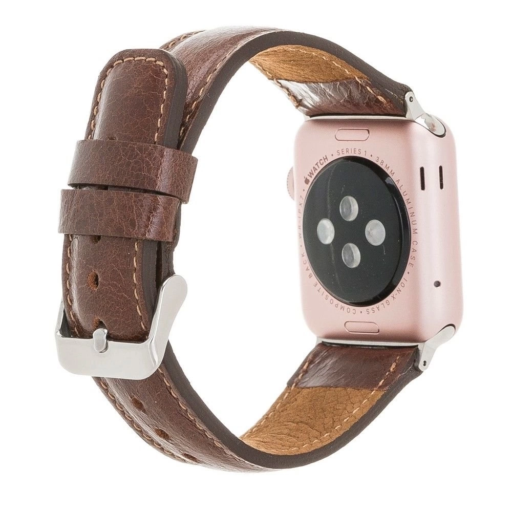 BUĞZ Apple Watch Uyumlu Deri Kordon 42-44-45mm VS5