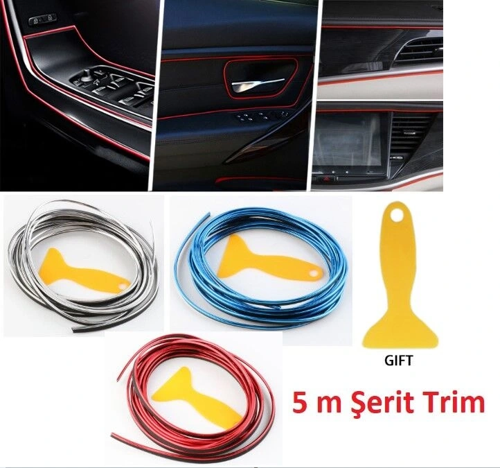 BUĞZ Araba Dekorasyon Şeridi 5 Metre Trim Şeridi