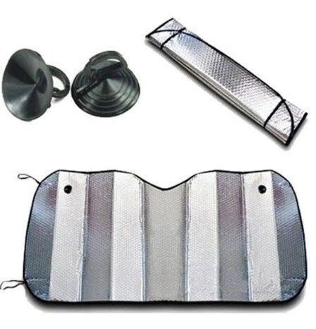 BUĞZ Araba Ön Cam Güneşliği 130*60 cm Parlak