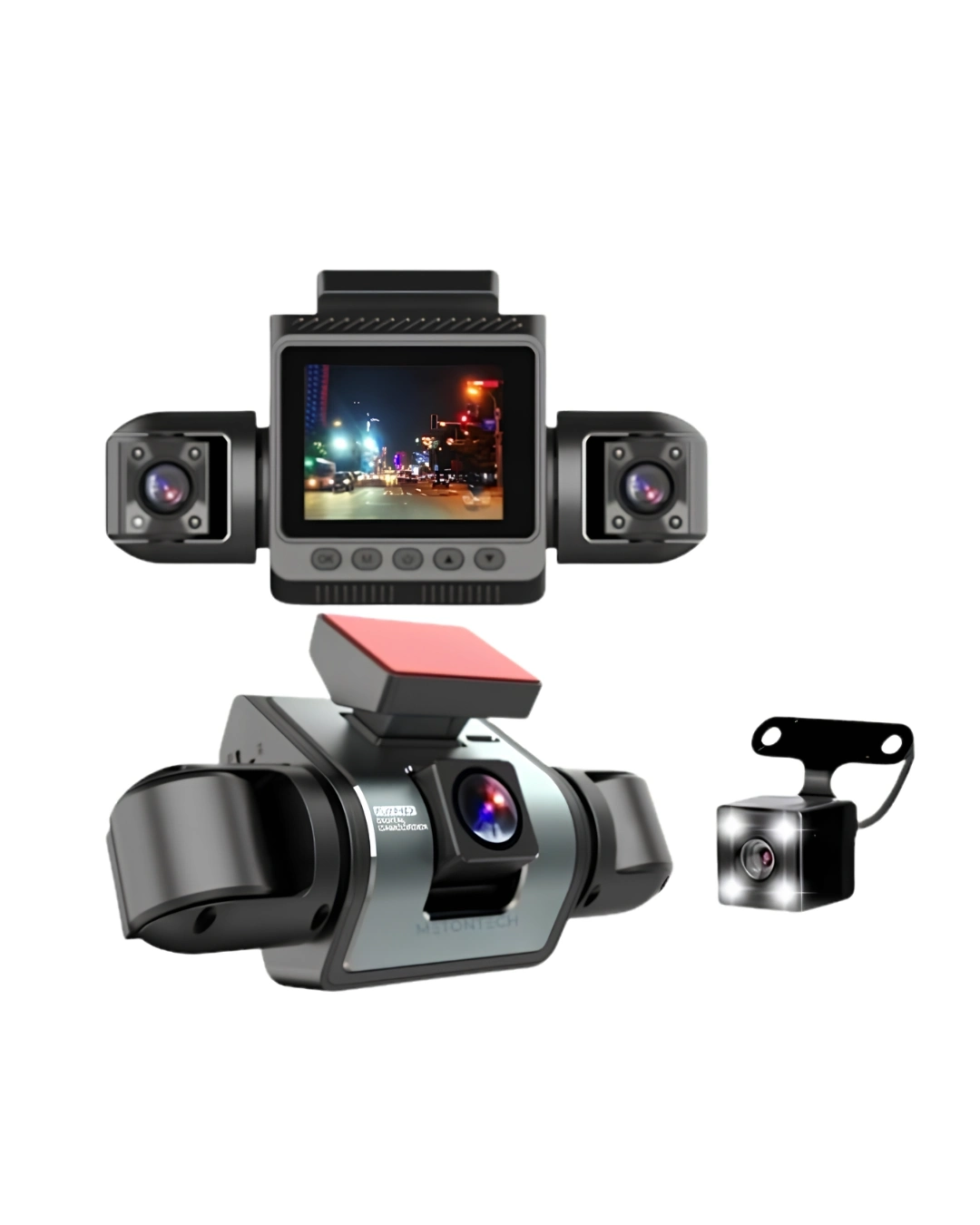 BUĞZ Araç Ön Arka İç Kamera Sistemi Full HD Hareket Sensörlü Kayıt Cihazı