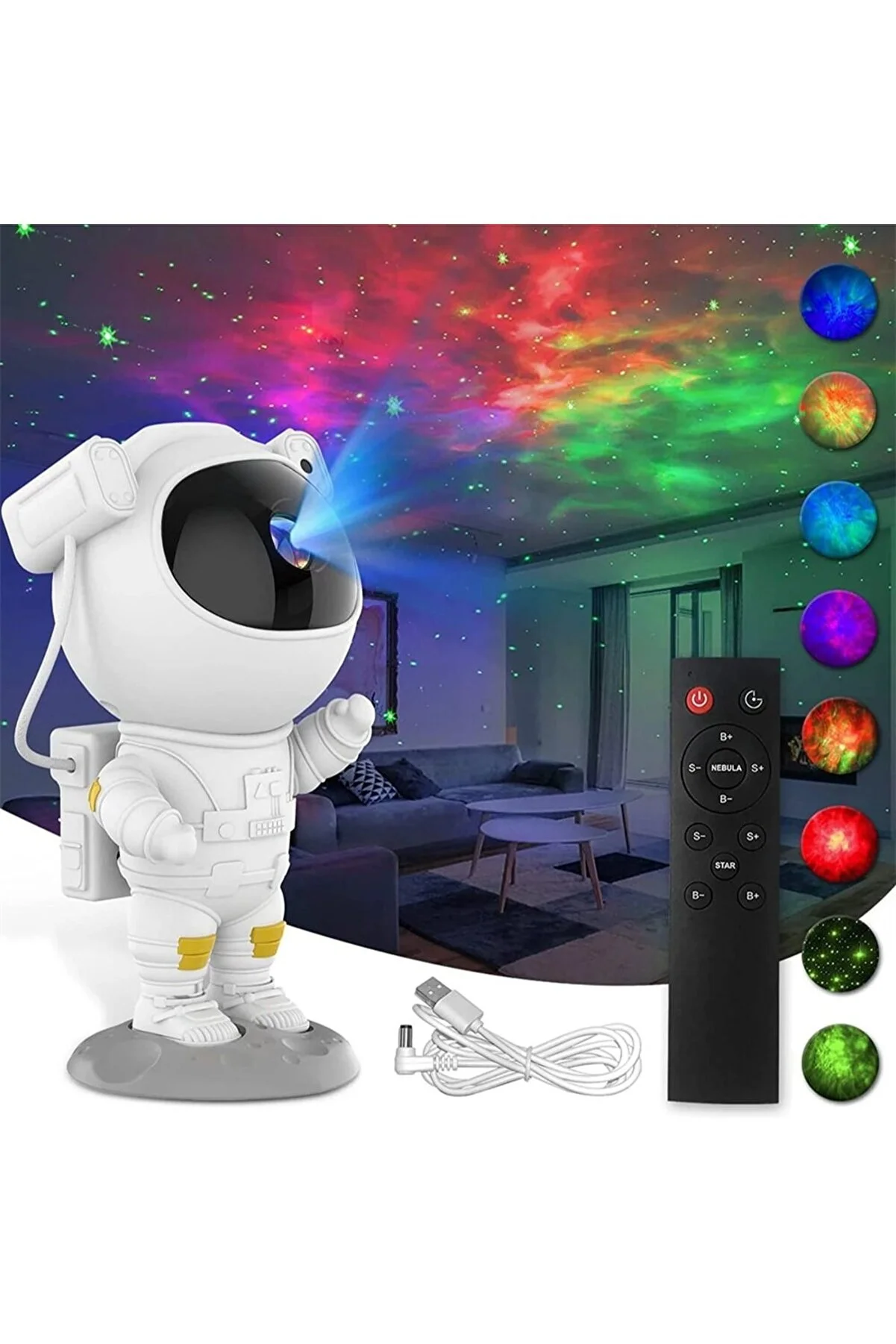BUĞZ ASTRONOT GALAKSİ PROJEKSİYON LAMBA