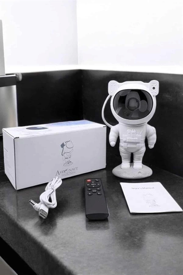 BUĞZ Astronot Görünümlü Projeksiyon Speaker Taşınabilir