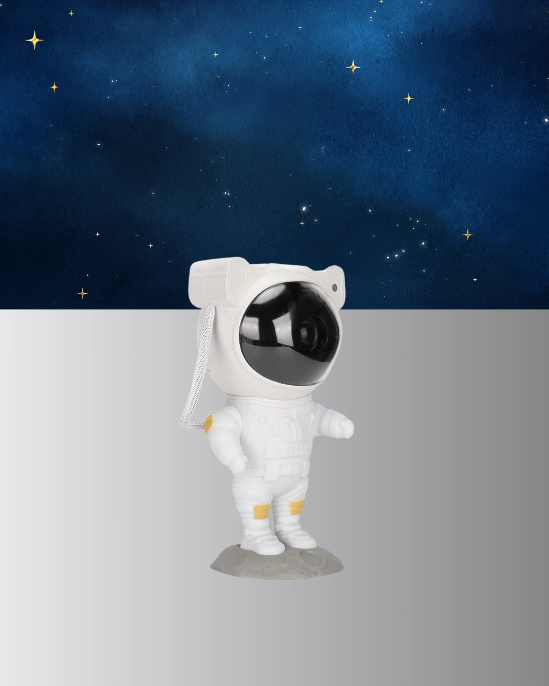 BUĞZ Astronot Şekilli Galaxy Projeksiyon Lambası Nebula Efektli Dekoratif Lamba