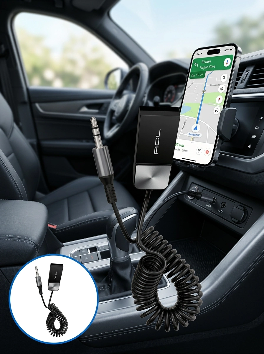 BUĞZ AUX Girişli Cihazlar İçin Kablosuz Bluetooth Adaptörü