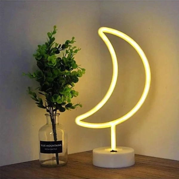 BUĞZ AY NEON LED LAMBA