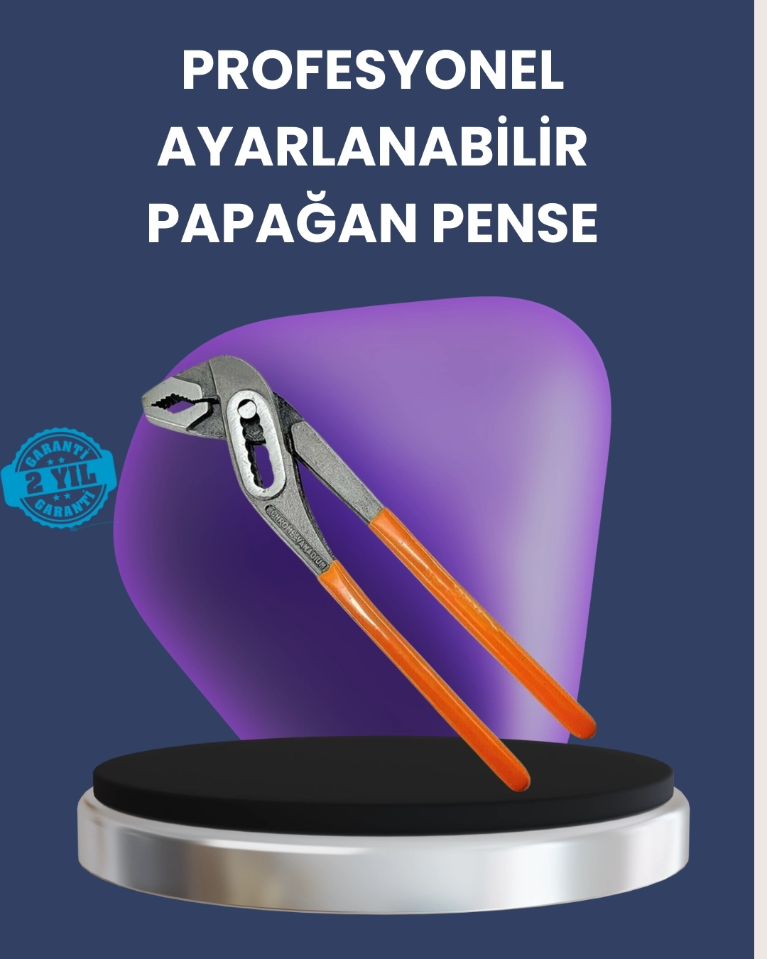 BUĞZ Ayarlanabilir Papağan Pense Çelik Gövde Profesyonel Kurbağacık