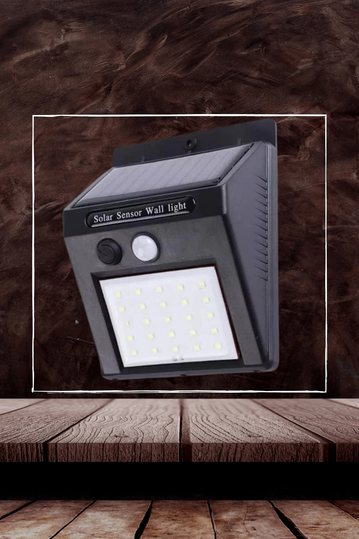 BUĞZ Bahçe Aydınlatma Sensörlü Güneş Enerjili Duvar Lambası 40 Led Işık BUĞZ Bahçe Aydınlatma Sensörlü Güneş Enerjili Duvar Lambası 40 Led Işık