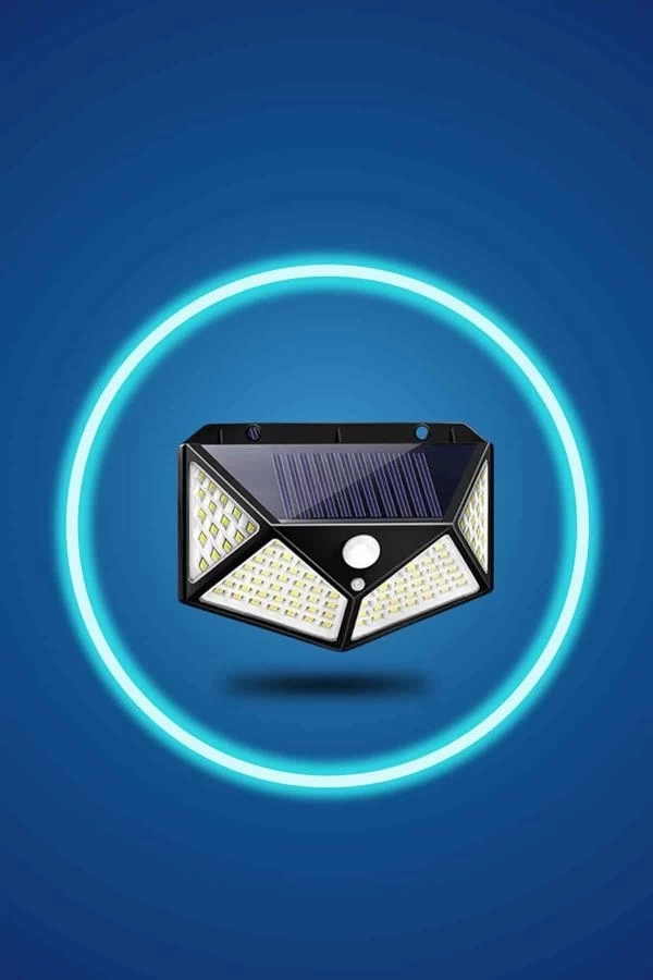 BUĞZ Bahçe Lambası Bahçe Aydınlatma Sensörlü Suya Dayanıklı 100 Led