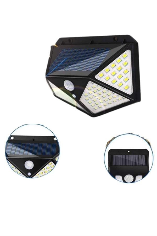 BUĞZ Bahçe Lambası Bahçe Aydınlatma Sensörlü Suya Dayanıklı 100 Led