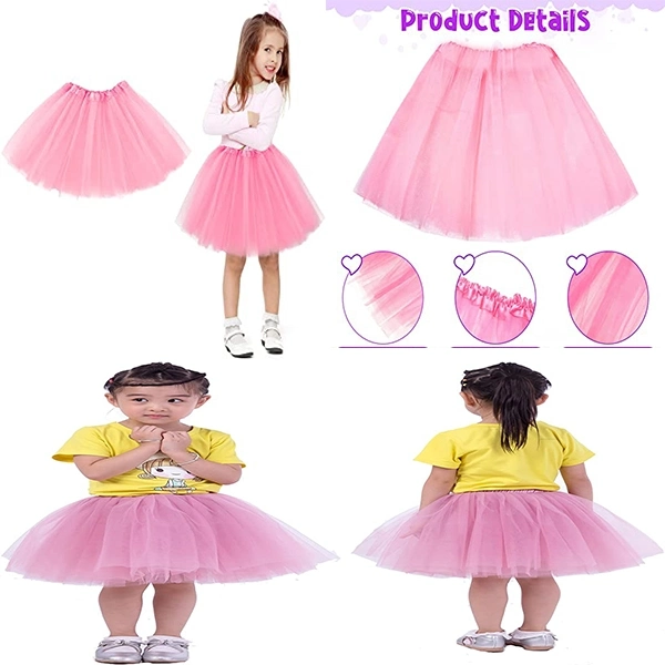 BUĞZ Bale Gösteri Eteği Pembe Çocuk Boy