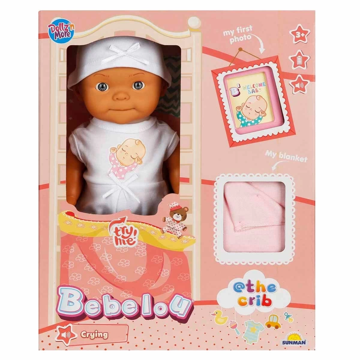 BUĞZ Bebelou Sesli Hoş Geldin Bebeği 30 cm