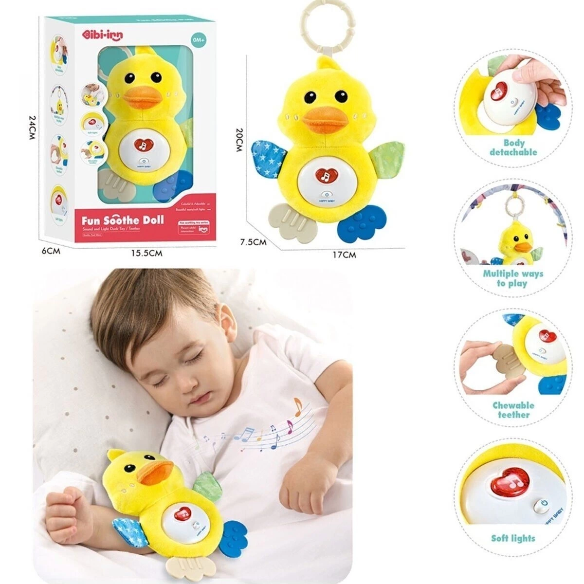 BUĞZ BIB6011 ISIKLI VE SESLI BEBEK CIV CIVI