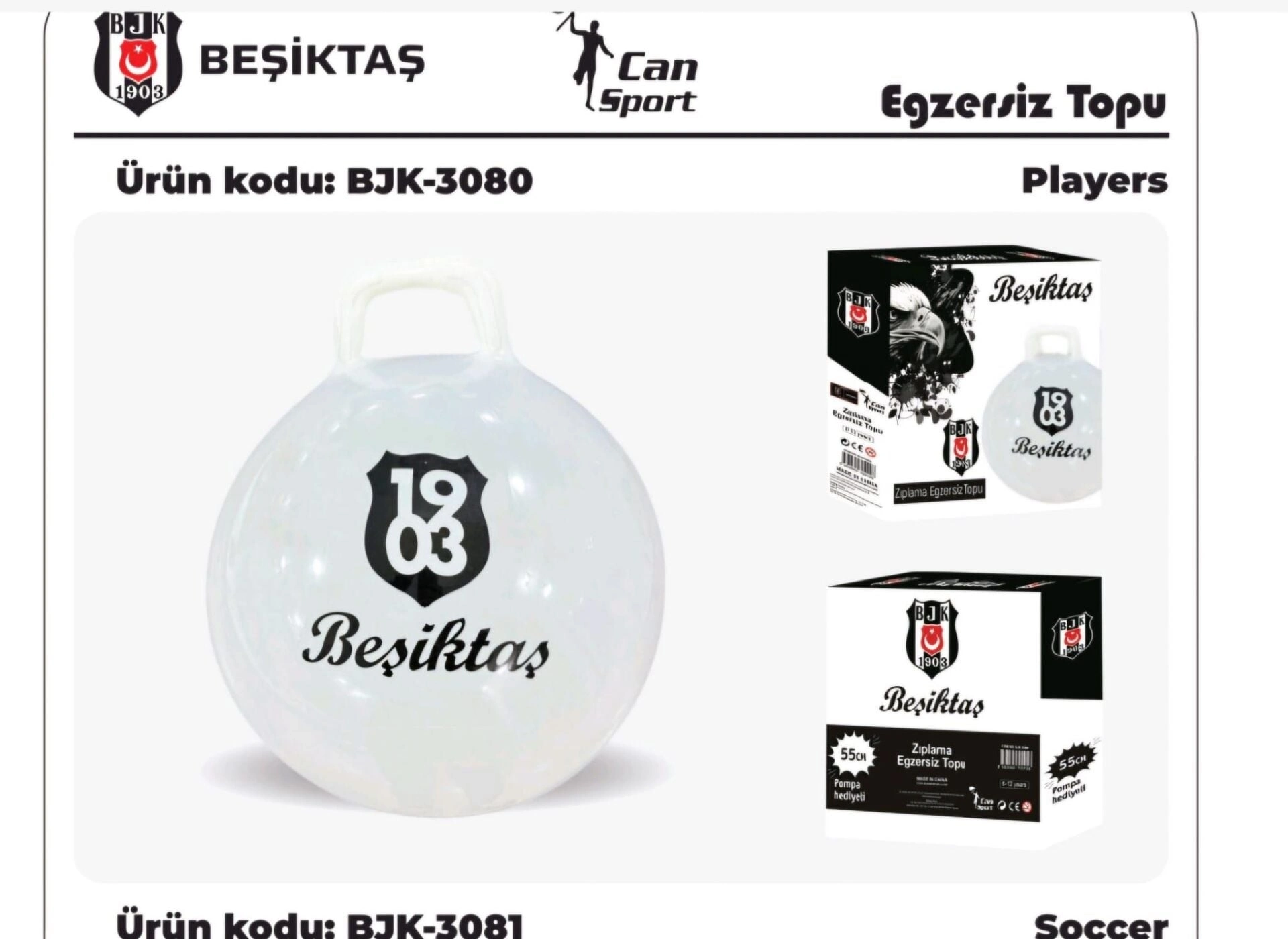 BUĞZ BJK-3080 BEŞİKTAŞ ZIP ZIP TOP PLAYERS-CNT
