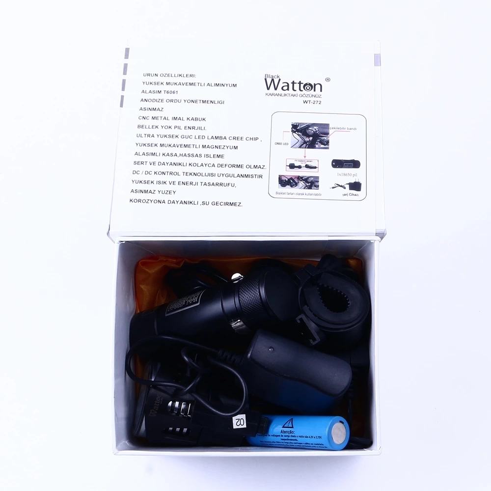 BUĞZ Black Wt-272-profesyonel Bisiklet Lambası