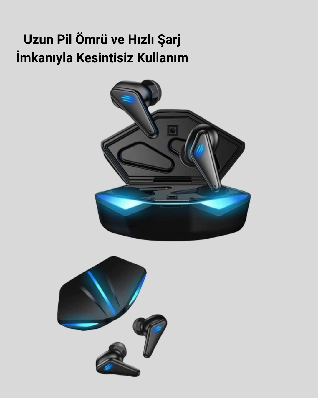BUĞZ Bluetooth 5.0 Oyun ve Müzik Kulaklığı – 3D Ses Kalitesi