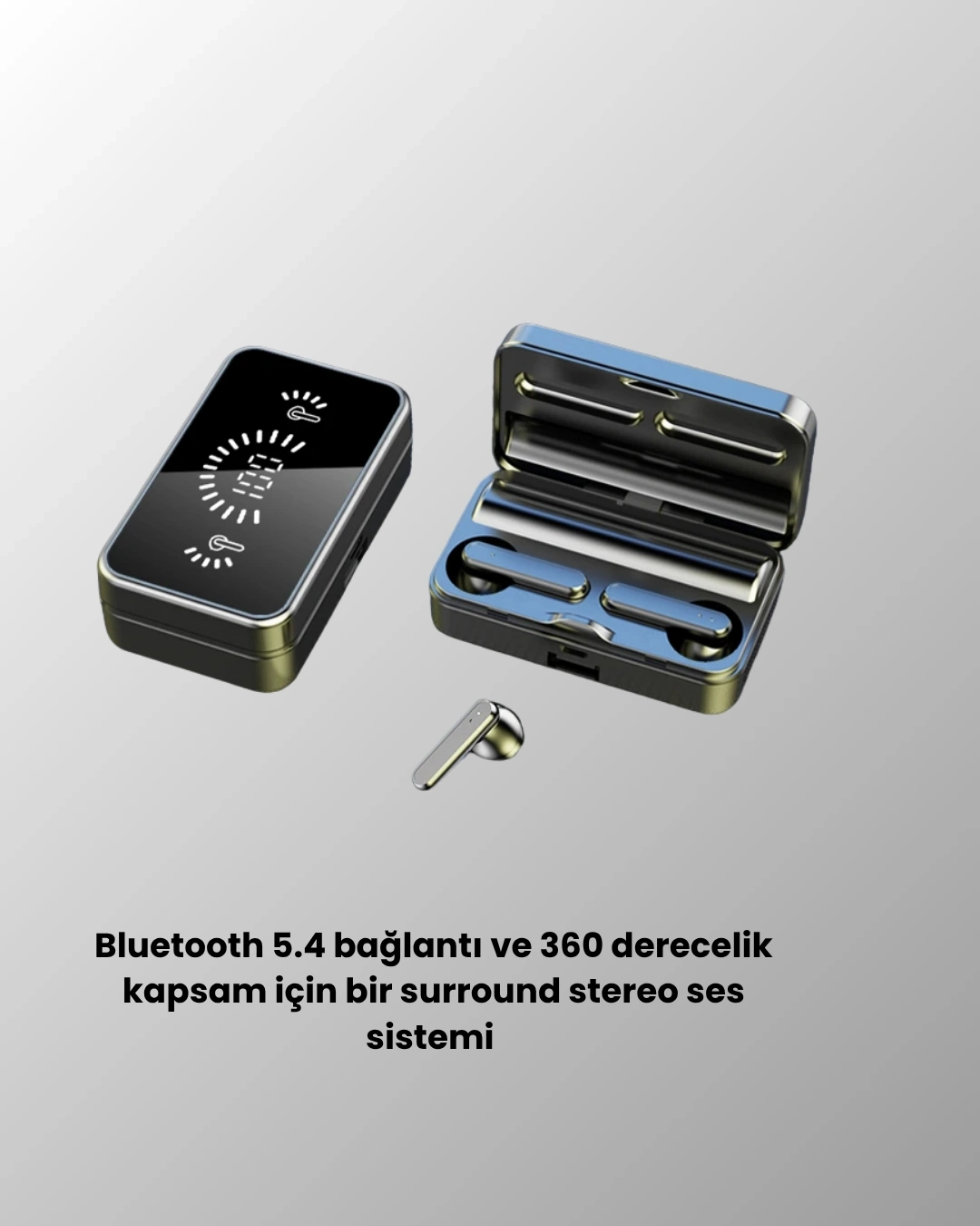 BUĞZ Bluetooth 5.1 Destekli  bluetooth kulaklık – ANC ve Stereo Sesli