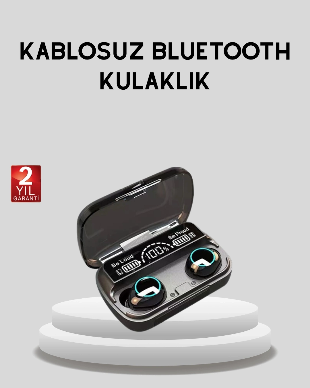 BUĞZ Bluetooth 5.1 M10 TWS Kulaklık Ergonomik Tasarım Yüksek Ses Kaliteli