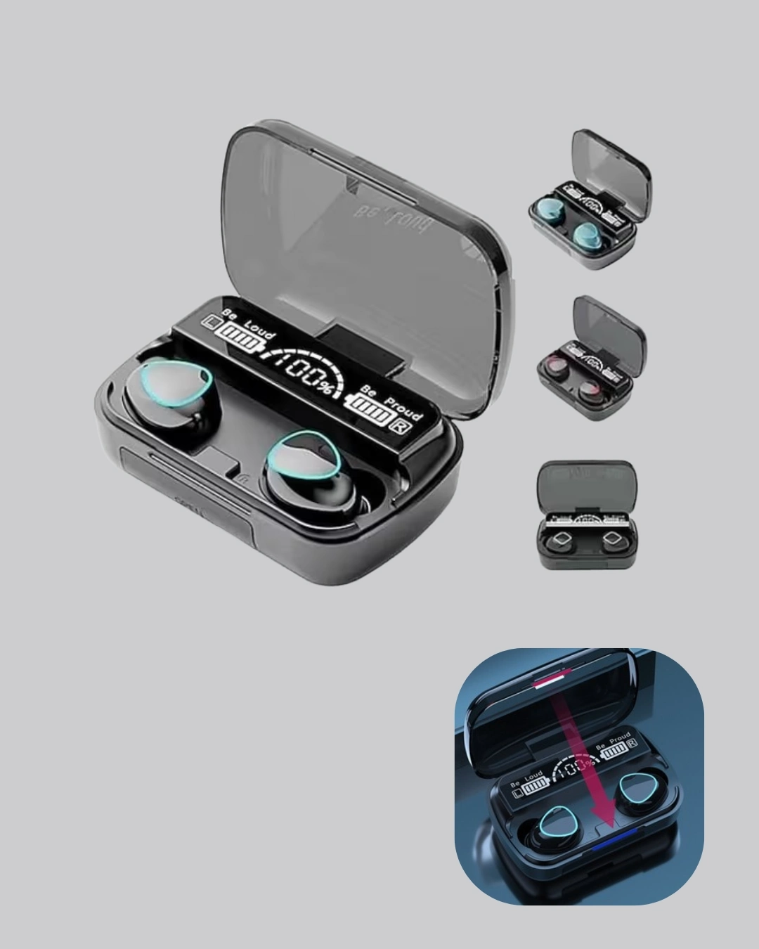 BUĞZ Bluetooth 5.1 M10 TWS Kulaklık Ergonomik Tasarım Yüksek Ses Kaliteli