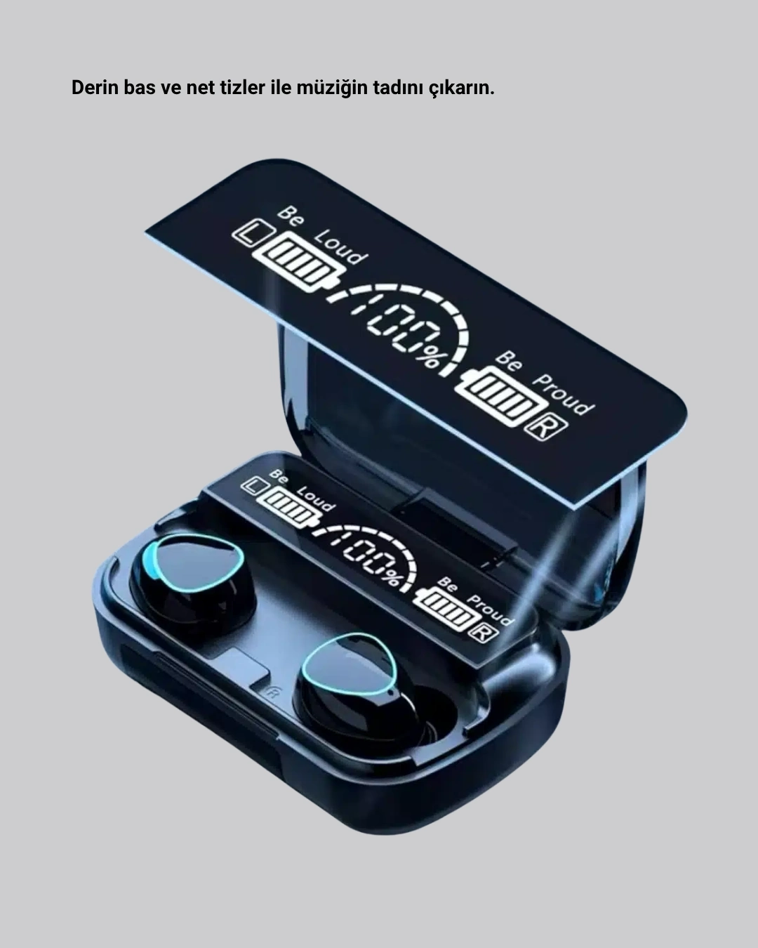 BUĞZ Bluetooth 5.1 M10 TWS Kulaklık Ergonomik Tasarım Yüksek Ses Kaliteli