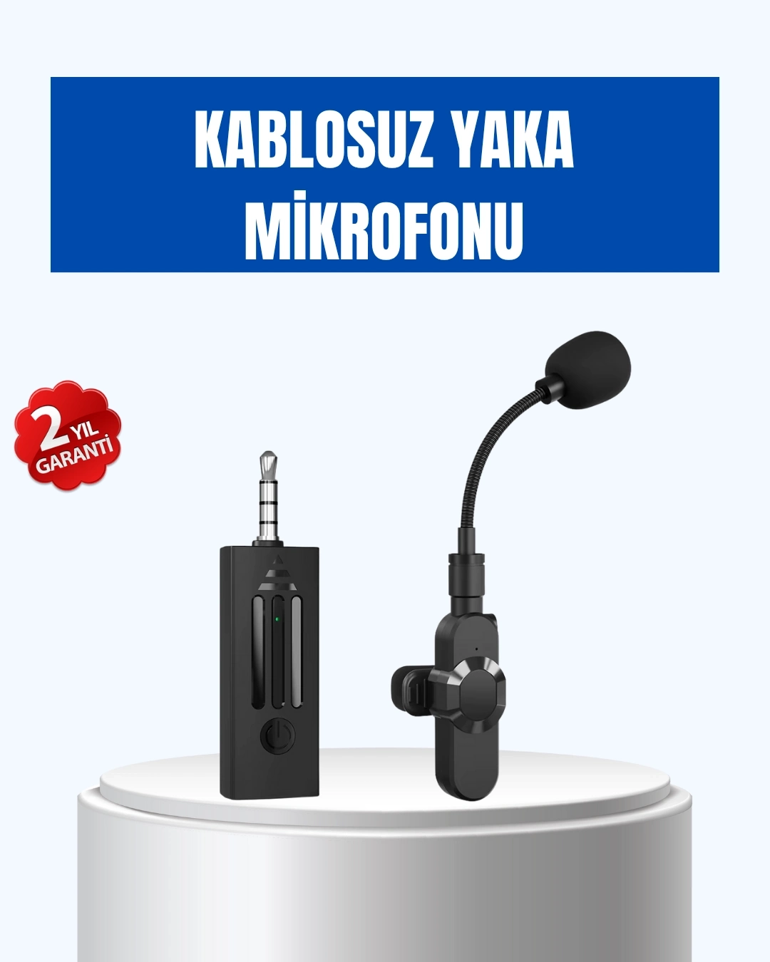 BUĞZ Bluetooth 5.2 Destekli Gürültü Önleyici Kablosuz Mikrofon