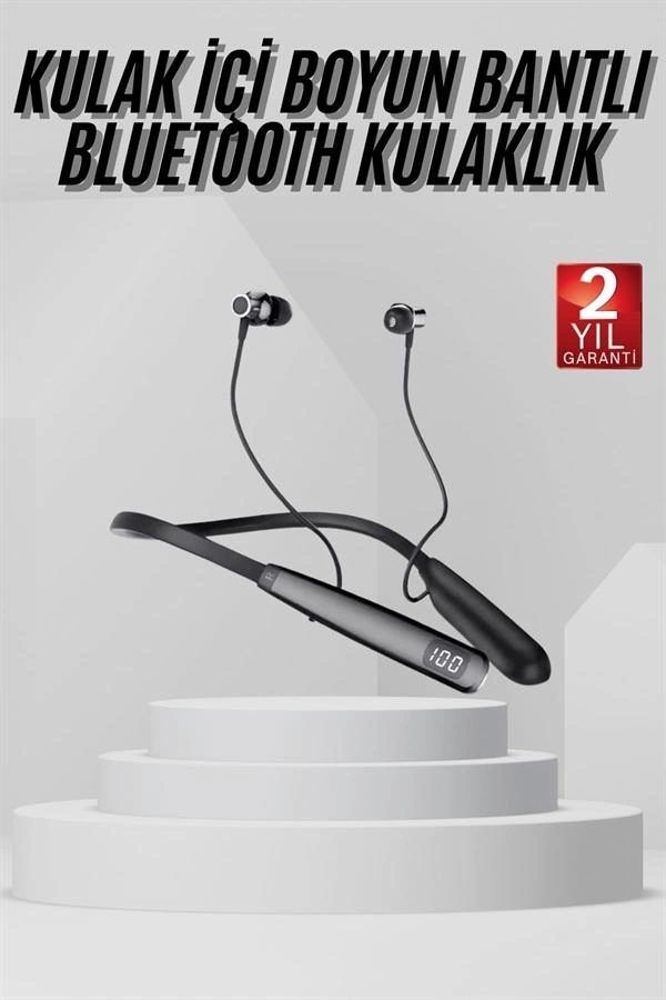 BUĞZ BLUETOOTH 5.3 BOYUN ASKILI KULAKLIK DÜŞÜK GECİKMELİ MANYETİK TASARIM - BUĞZ