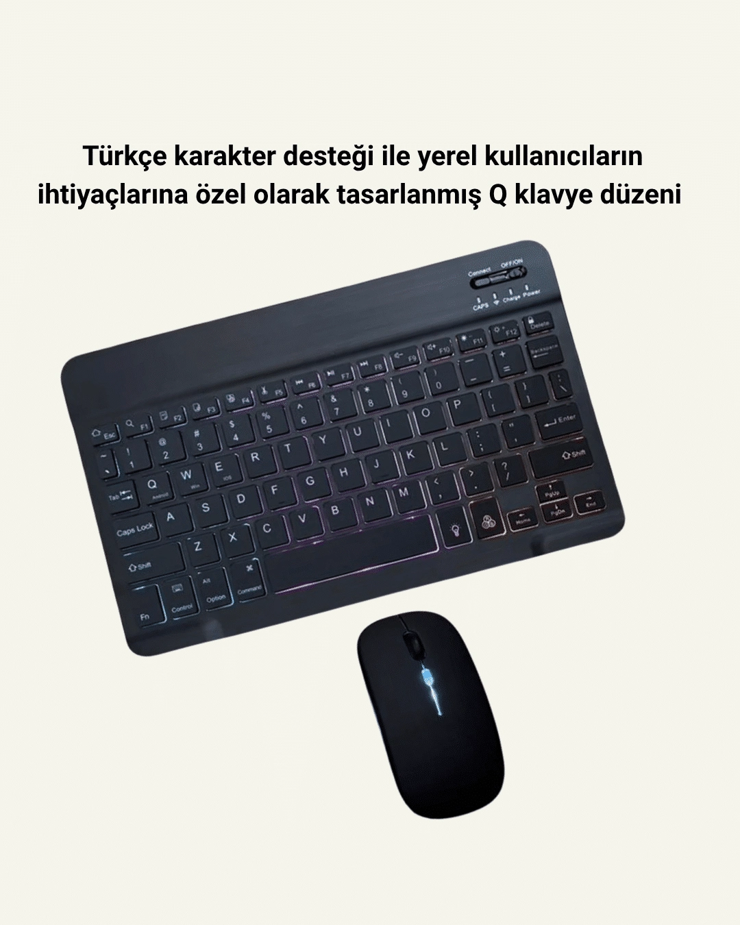 BUĞZ BLUETOOTH 5.3 DESTEKLİ ŞARJLI TAŞINABİLİR KLAVYE + MOUSE KOMBİNASYONU - BUĞZ BUĞZ BLUETOOTH 5.3 DESTEKLİ ŞARJLI TAŞINABİLİR KLAVYE + MOUSE KOMBİNASYONU - BUĞZ