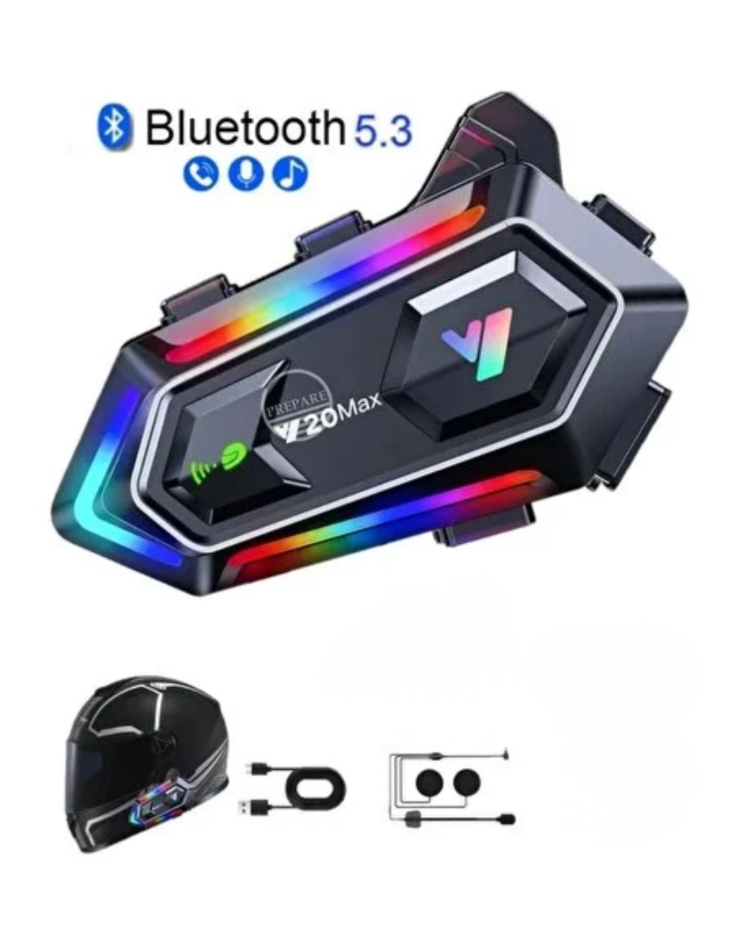BUĞZ Bluetooth 5.3 Gürültü Engelleyici Kask İçi Intercom 25 Saat Kullanım