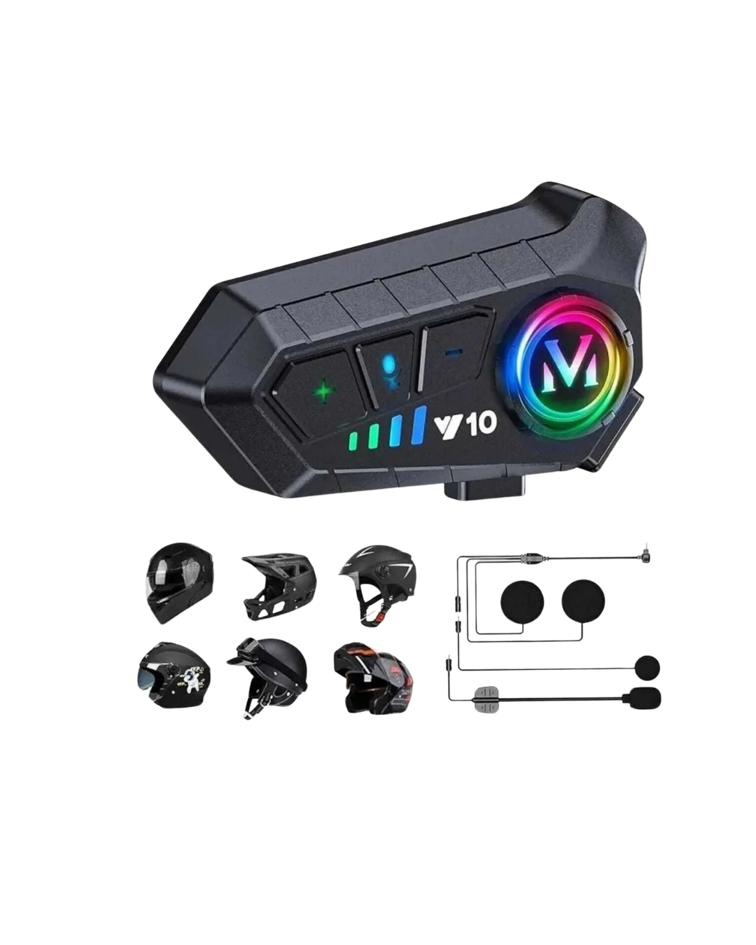 BUĞZ Bluetooth 5.3 Kask İçi Intercom Kulaklık 1000 m Mesafe 1000 mAh