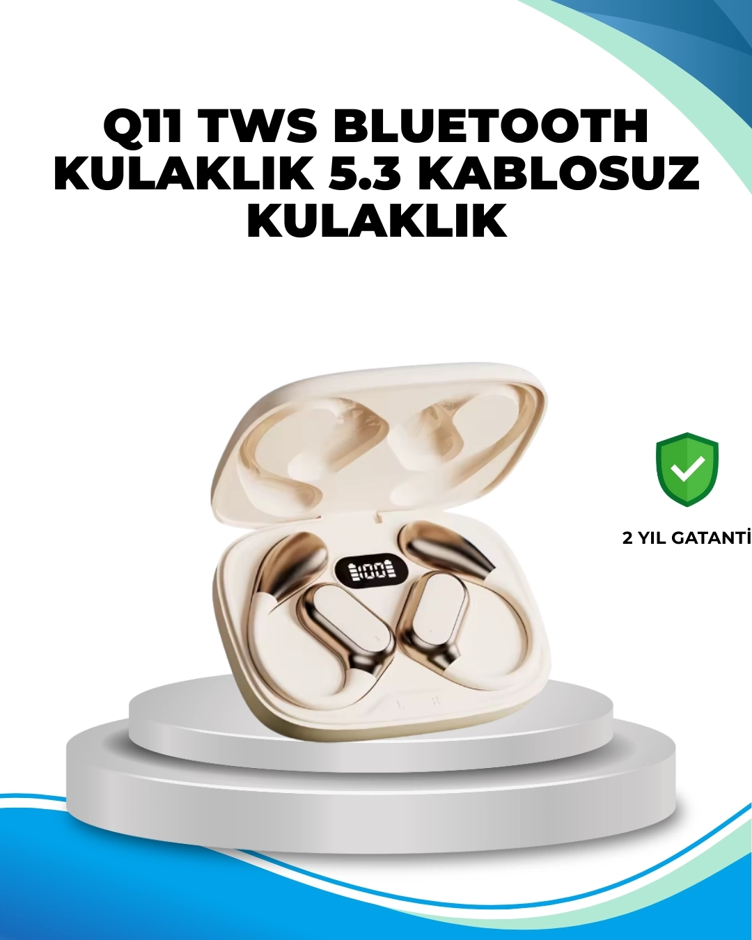 BUĞZ Bluetooth 5.4 Çeviri Kulaklığı LED Ekranlı