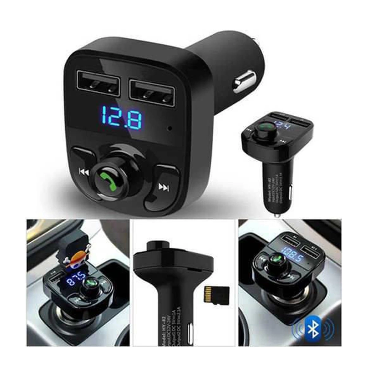 BUĞZ Bluetooth Fm Transmitter Car X8