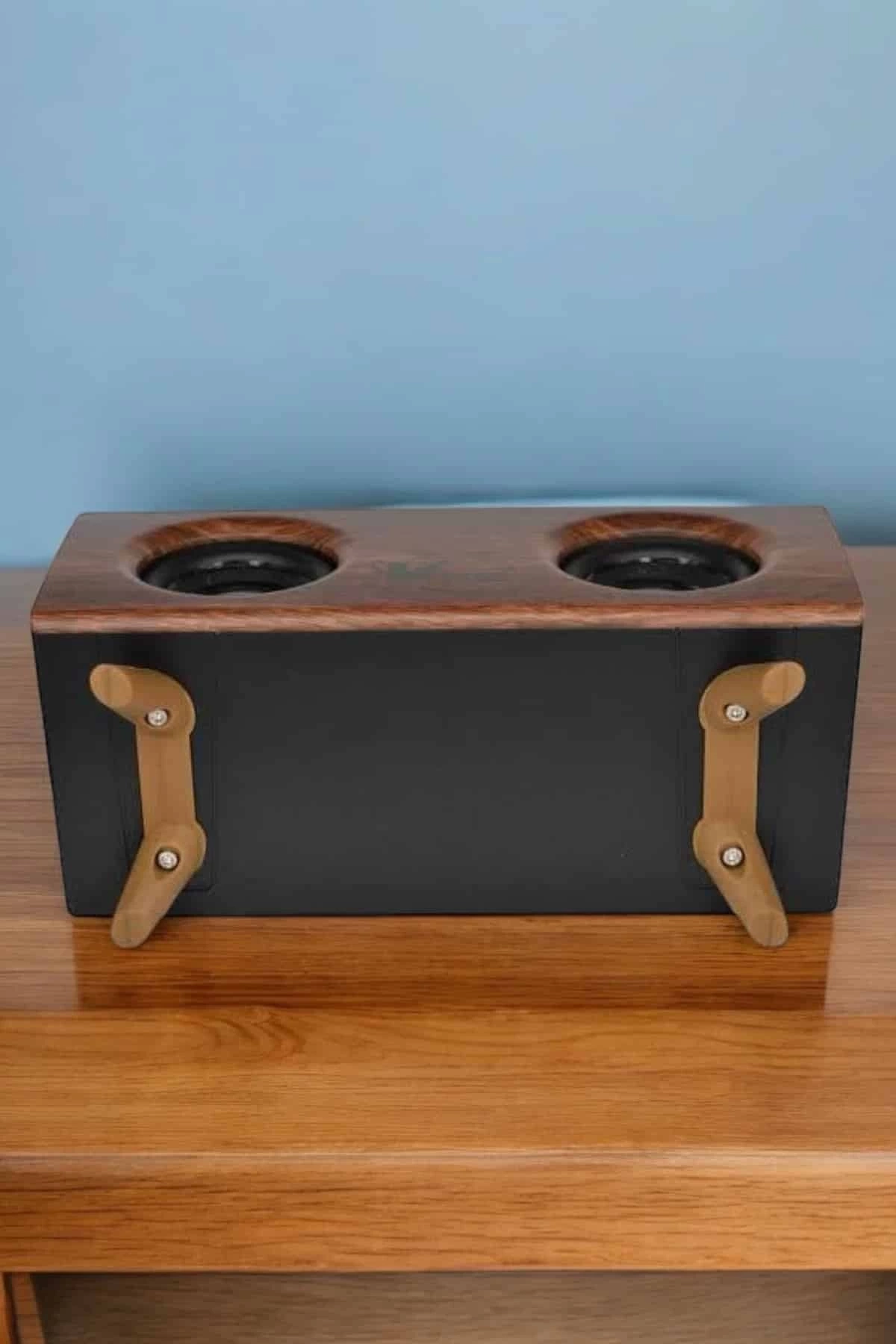 BUĞZ Bluetooth Hoparlör Ahşap Klasik Retro Gramofon Bluetooth Müzik Kutusu
