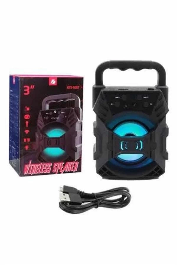 BUĞZ Bluetooth Hoparlör Android ve İOS Uyumlu Ses Bombası USB Girişli Taşınabilir