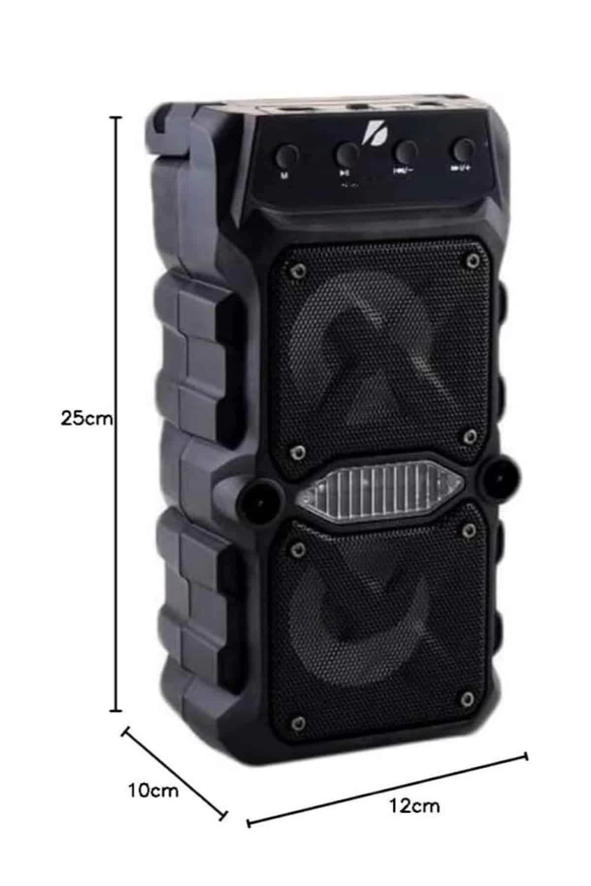 BUĞZ Bluetooth Hoparlör Çift Mikrofonlu Güçlü Ses Kaliteli Kesintisiz Kablosuz