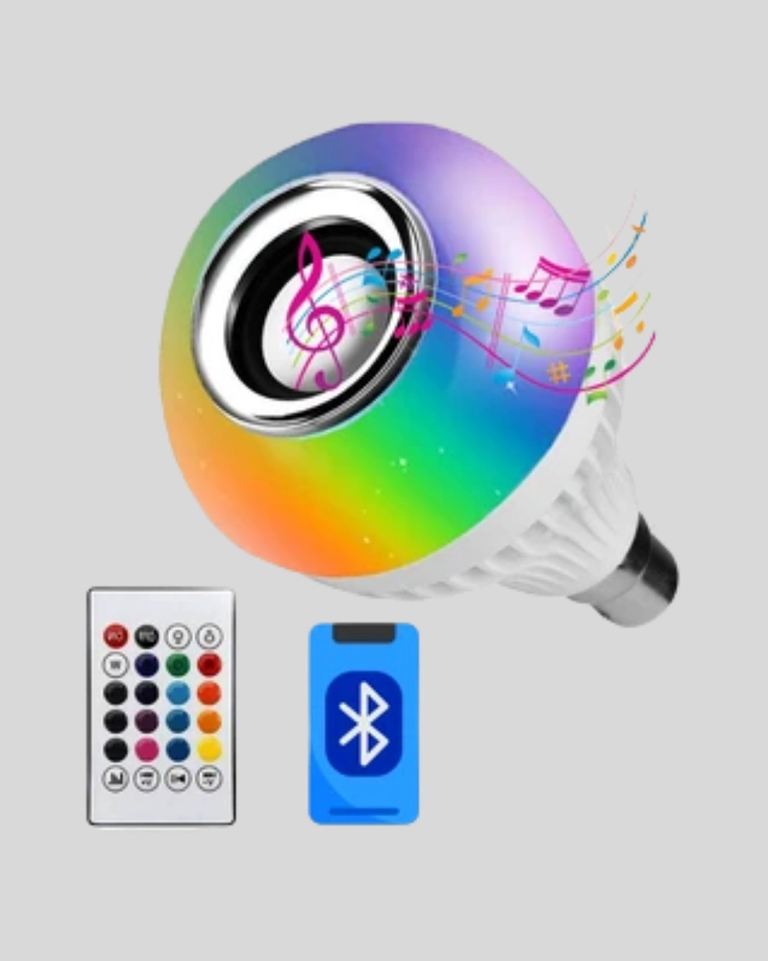 BUĞZ Bluetooth Hoparlörlü LED Ampul – 12W Enerji Tasarruflu