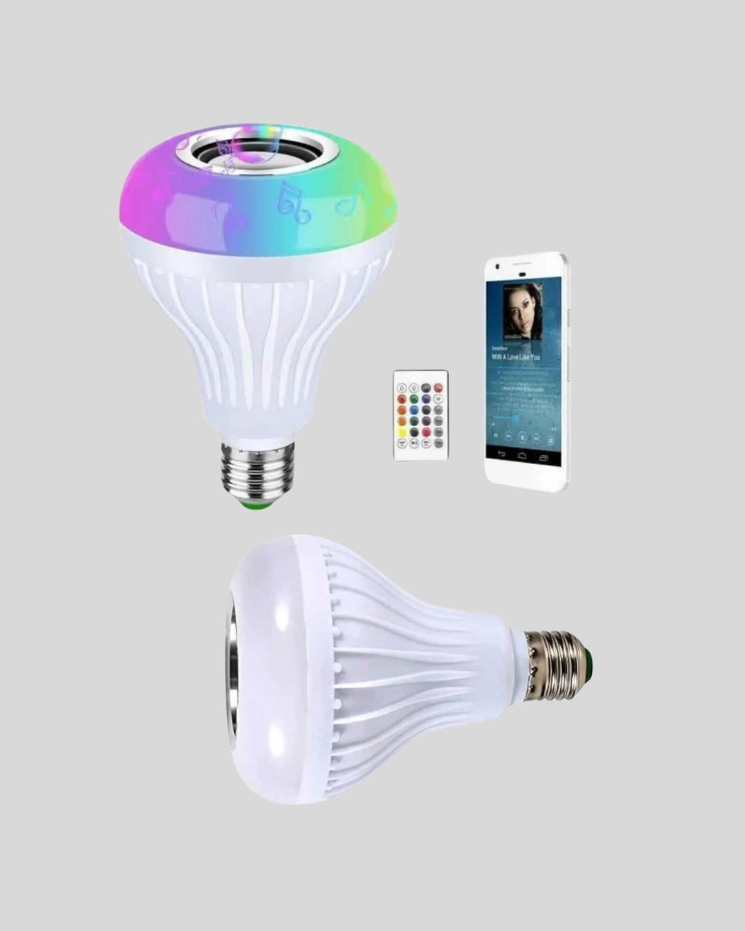 BUĞZ Bluetooth Hoparlörlü LED Ampul – 12W Enerji Tasarruflu