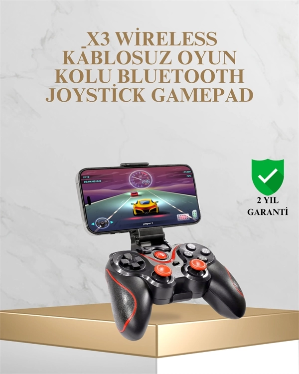BUĞZ Bluetooth Kablosuz Oyun Kolu – Android iPhone PC Uyumlu