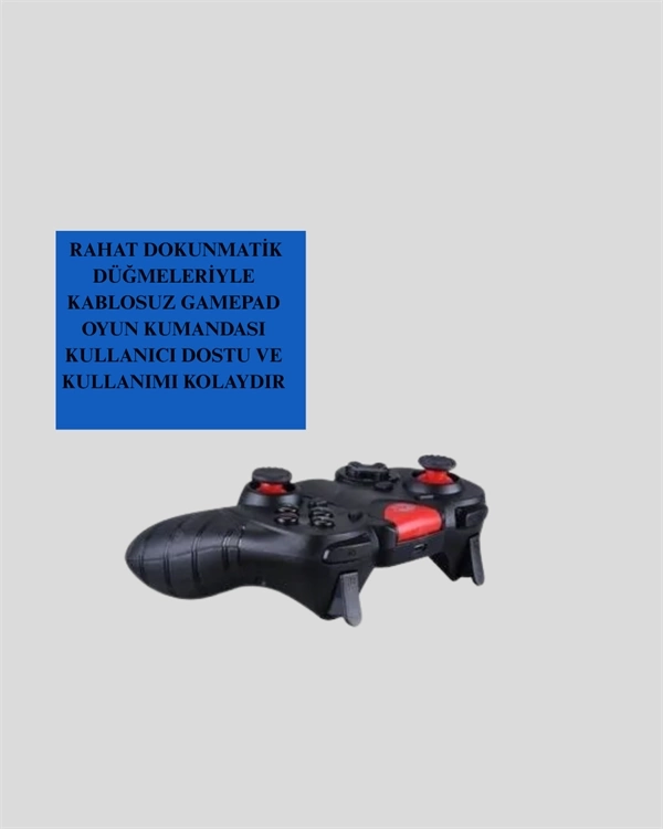 BUĞZ Bluetooth Kablosuz Oyun Kolu – Android iPhone PC Uyumlu BUĞZ Bluetooth Kablosuz Oyun Kolu – Android iPhone PC Uyumlu