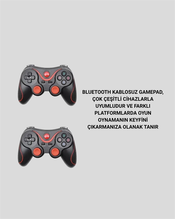 BUĞZ Bluetooth Kablosuz Oyun Kolu – Android iPhone PC Uyumlu BUĞZ Bluetooth Kablosuz Oyun Kolu – Android iPhone PC Uyumlu