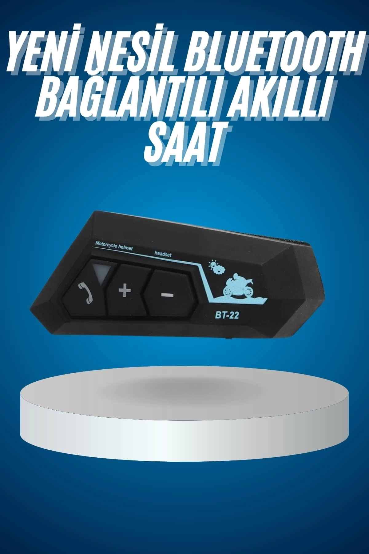 BUĞZ Bluetooth Kask Kulaklığı Intercom 5.0 Bluetooth Android ve İOS Uyumlu