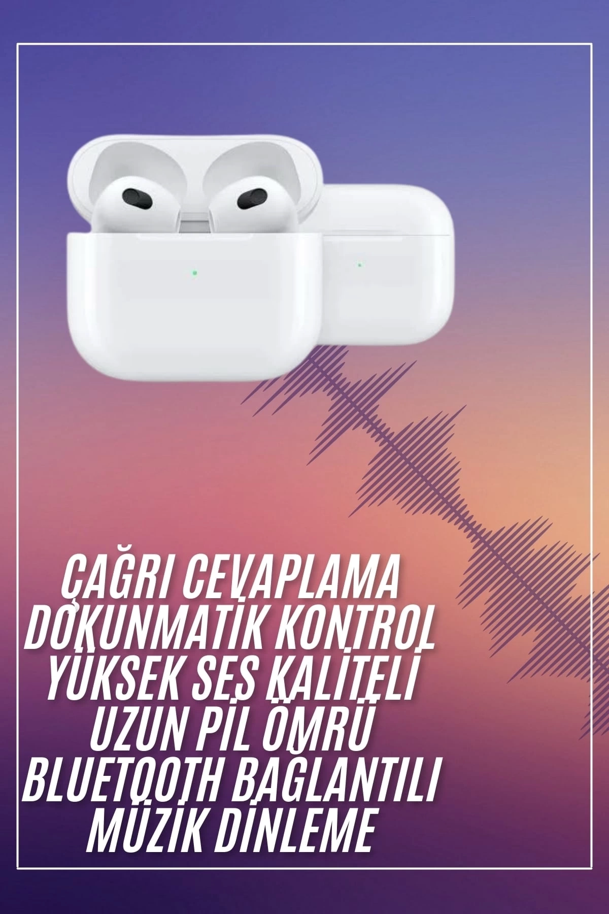 BUĞZ Bluetooth Kulaklık 3. Nesil Ios Android Uyumlu Yeni Nesil Wireless Charge