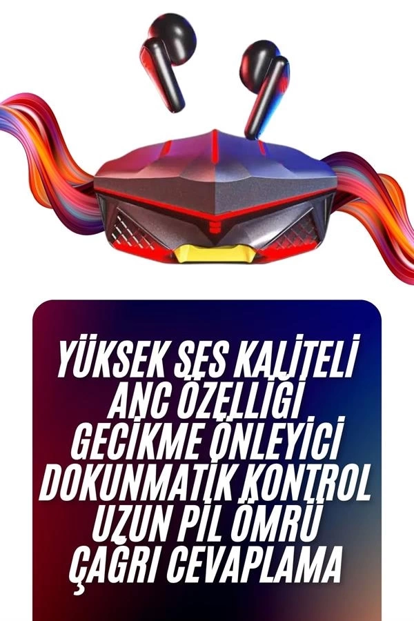 BUĞZ Bluetooth Kulaklık HD Ses Kaliteli Işıklı Metal Kasa Ios Android Uyumlu Mikrofonlu