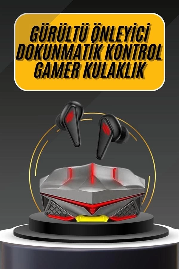 BUĞZ Bluetooth Kulaklık HD Ses Kaliteli Işıklı Metal Kasa Ios Android Uyumlu Mikrofonlu