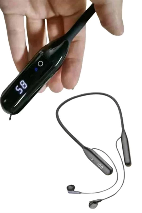 BUĞZ Bluetooth Kulaklık Kablolu Android ve İOS Uyumlu ANC Özellikli