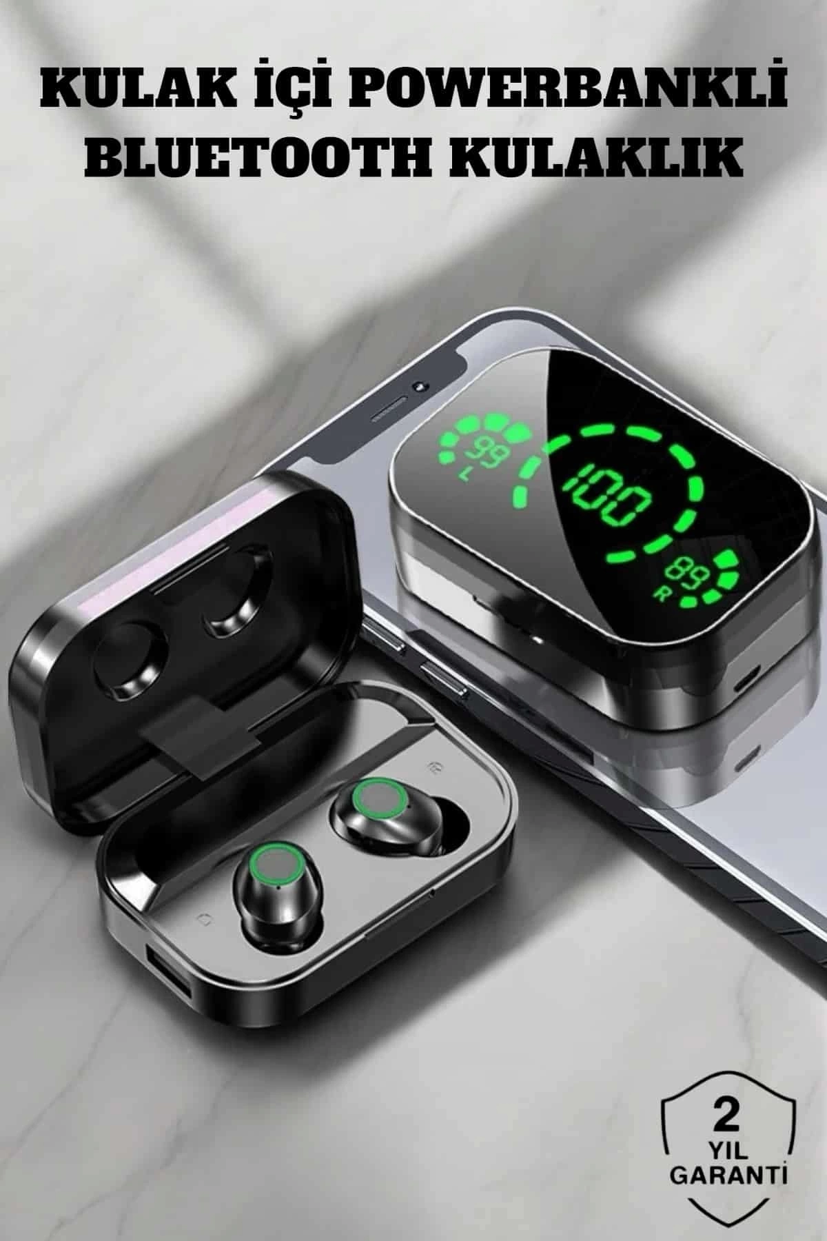 BUĞZ Bluetooth Kulaklık Mikrofonlu Dokunmatik Kontrol ANC Özelliği