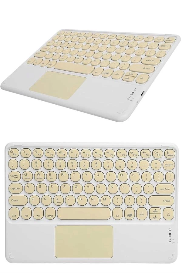 BUĞZ Bluetooth Touchpad Klavye Ultra İnce Taşınabilir Q Klavye