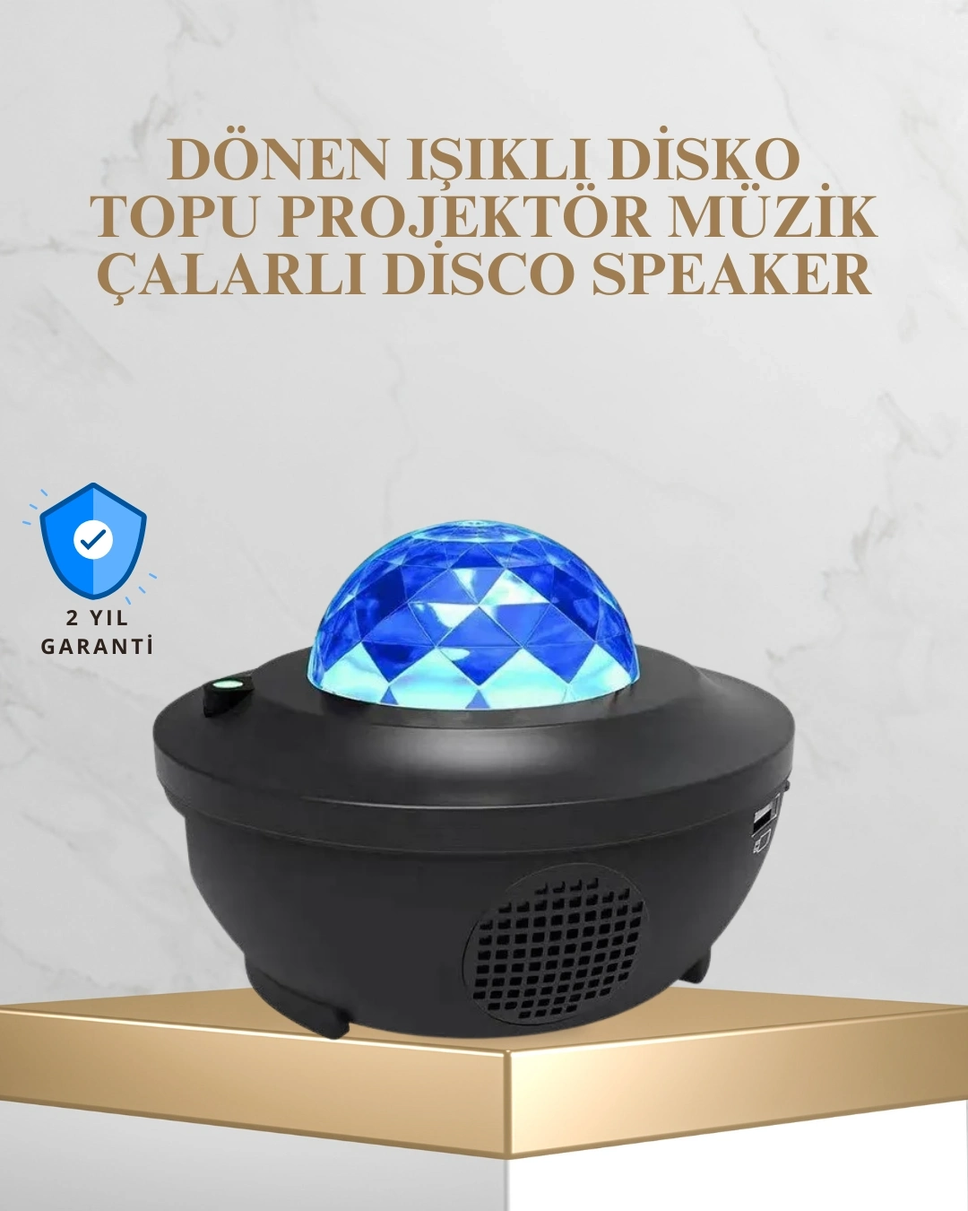 BUĞZ Bluetooth & USB Müzik Çalar Gece Lambası – 50 m² Kapsama, Uzaktan Kumanda