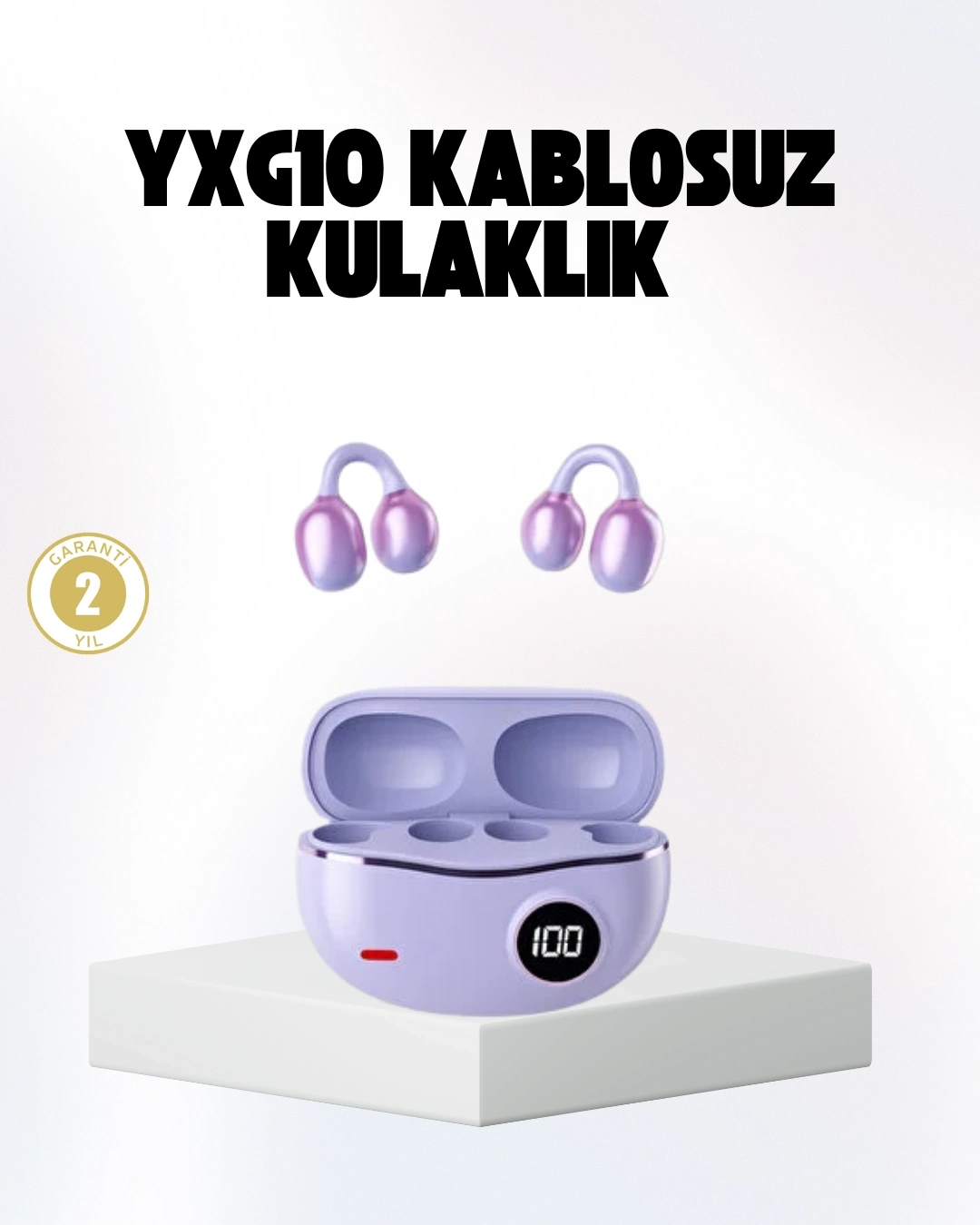 BUĞZ Bluetooth YXG10 Kulak Arkası Tasarım Cilt Dostu Silikon Hafif Yapı